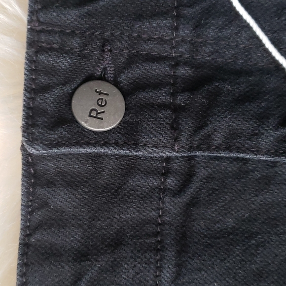 Reformation Womens Black Jean Shorts 27 - Picture 4 of 8